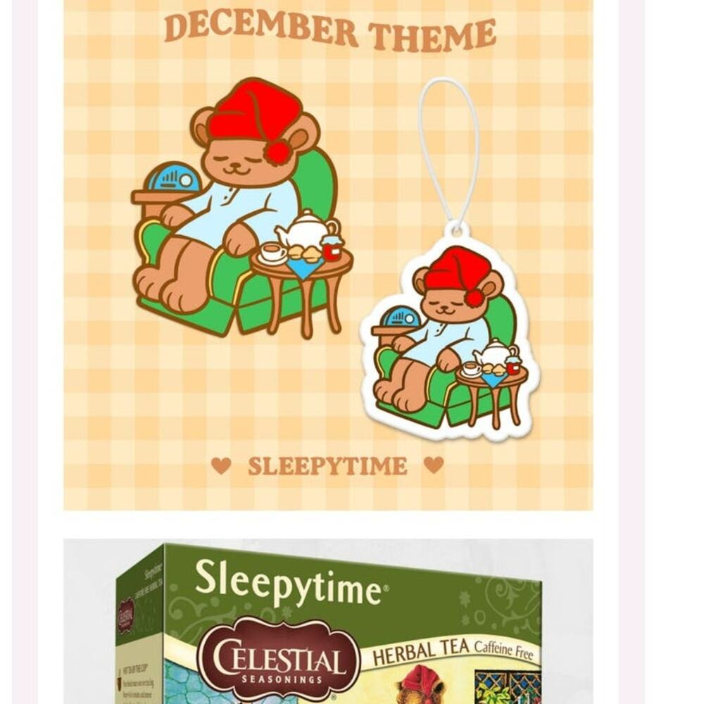 Sugarbones Sleepytime Bear Patreon Air freshener December 2023 - Picture 2 of 5